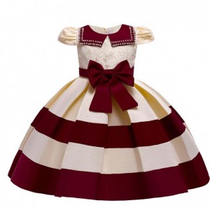 Baige Hot Sale Girls European and American Party Dresses Girl Christmas Princess Frusty Dress