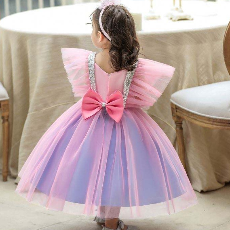 Baige Summer Puffy Flower Girl Girl Dress Fress Full Moon Kids Wedding Tutu Party Dress L2065XZ