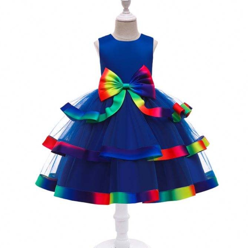 Baige Baby Girls Princess Dress Dress New Fashion Kids Wedding Party Walk Ball Ball