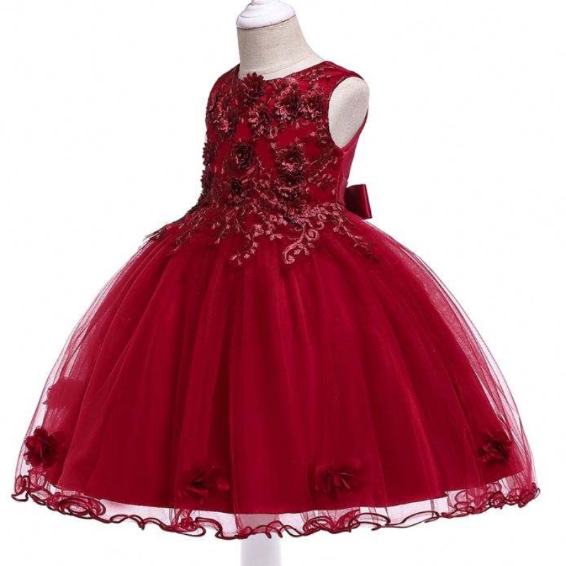 Baige High End Dress Dress Equin Equin Fairy Princess Flower Girl Tulle Dress Ball Dresses for Girls