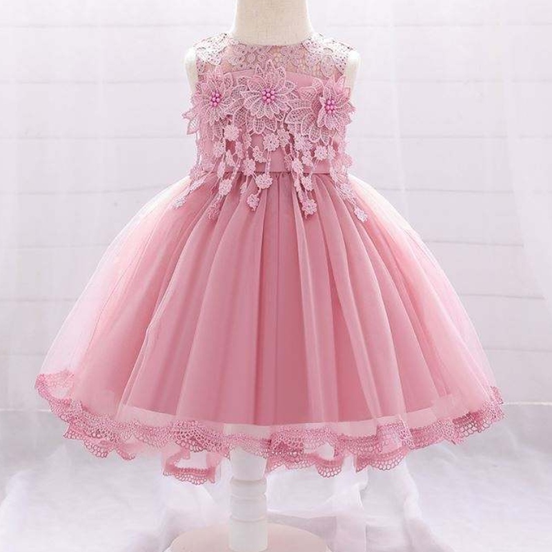 Baige Wholesale Girls ارتداء ملابس أطفال جديدة تصميم فستان جديد ثوب طفل T1938XZ