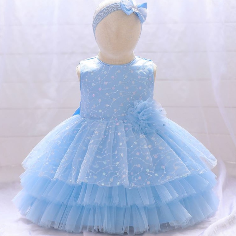 Baige Amazon Hot Sale Flower Girl Party Dress Infant Kids Honor