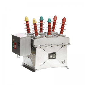 ZW8-12 (F) AC في الهواء الطلق عالي الجهد 3 مرحلة قاطع الدائرة المثبتة على القطب