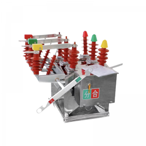 ZW8-12 (F) AC في الهواء الطلق عالي الجهد 3 مرحلة قاطع الدائرة المثبتة على القطب