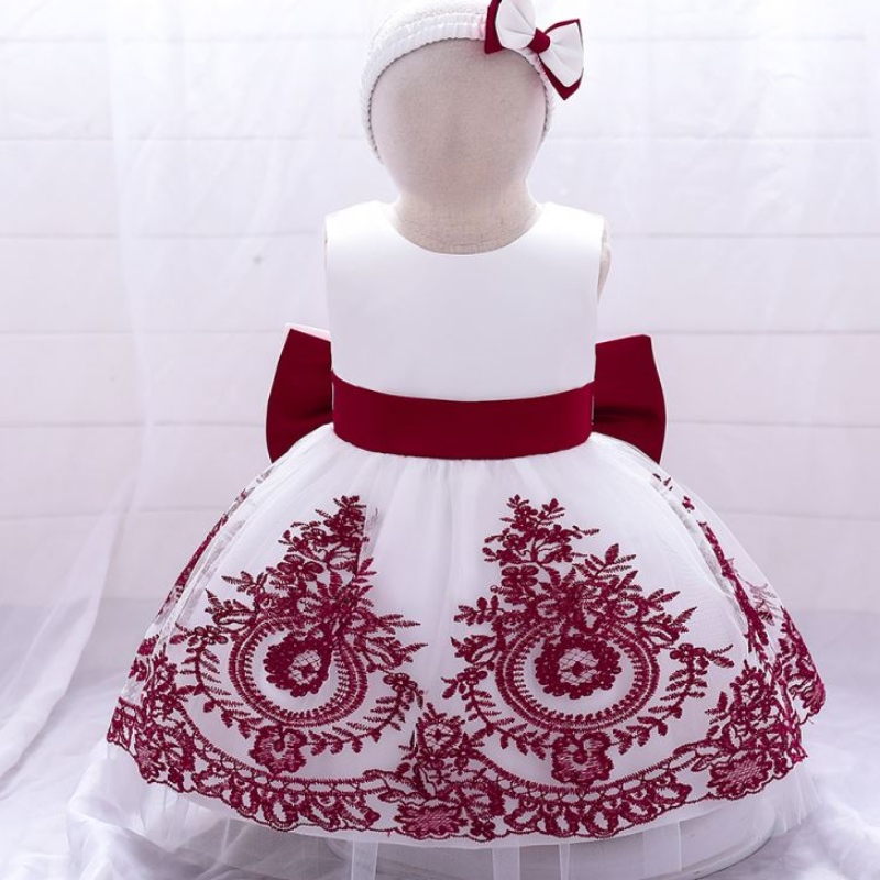 Baige 2021 تصميم جديد Baby Purple Infant Flower Girls \\ 'Floral Dresses Kids First Communion ؛ فستان حفلة عيد ميلاد