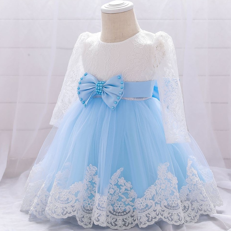 Baige Little Miss Fancy Frock Newborn Baby Flower Girls Dress Dress Birthdy Fridge For Girl L1940xz