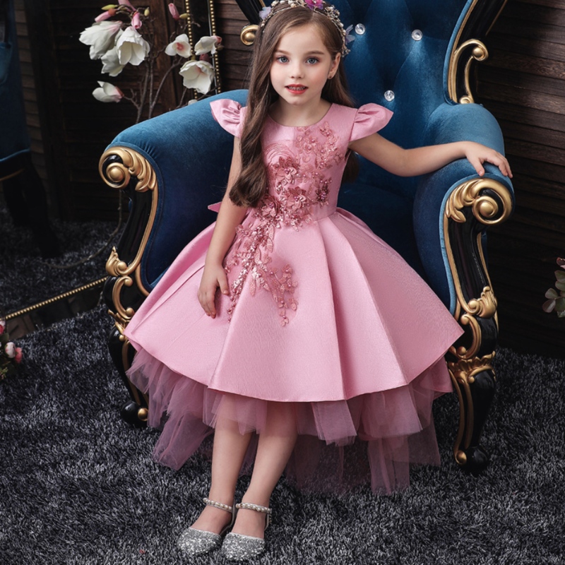 Amazon Children \\ thering dress girls tongetail mesh skirt dy princess dress