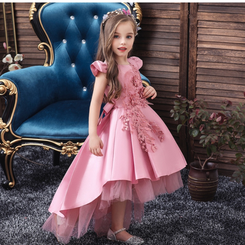 Amazon Children \\ thering dress girls tongetail mesh skirt dy princess dress