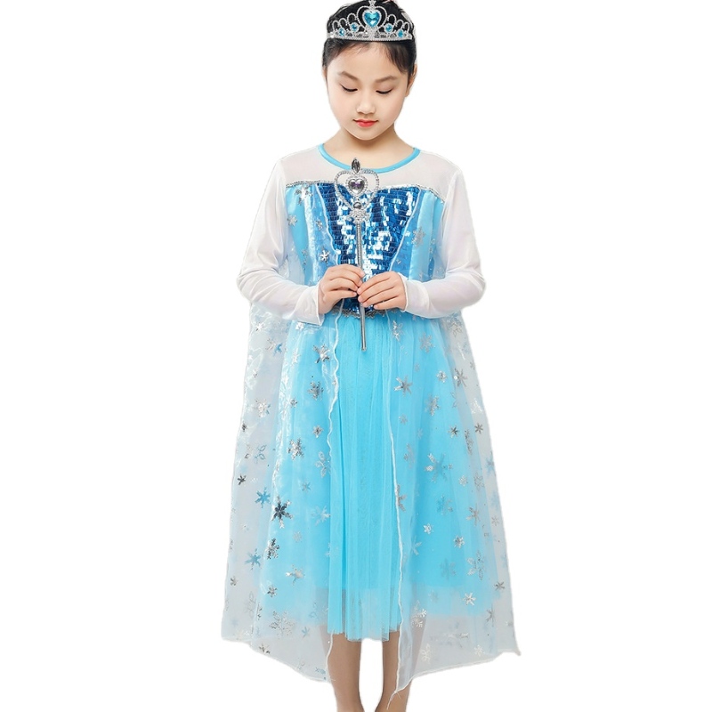 الفتيات \\ 'Ice Princess Dress Assy عيد ميلاد عيد ميلاد عيد الميلاد الزي الهوى الحزب