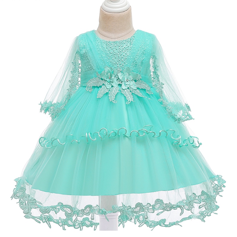 ansoo Princess Flower Girl Dress Summer Tutu حفل زفاف عيد ميلاد حفلات الأطفال للبنات أطفال زي المراهق تصميم حفلة موسيقية