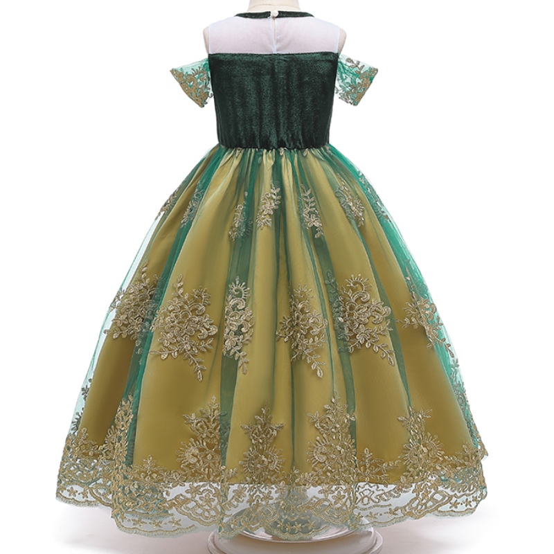 Princess Dance Party Green Dress Ana \\'s Summer Wedding Dress For Girl