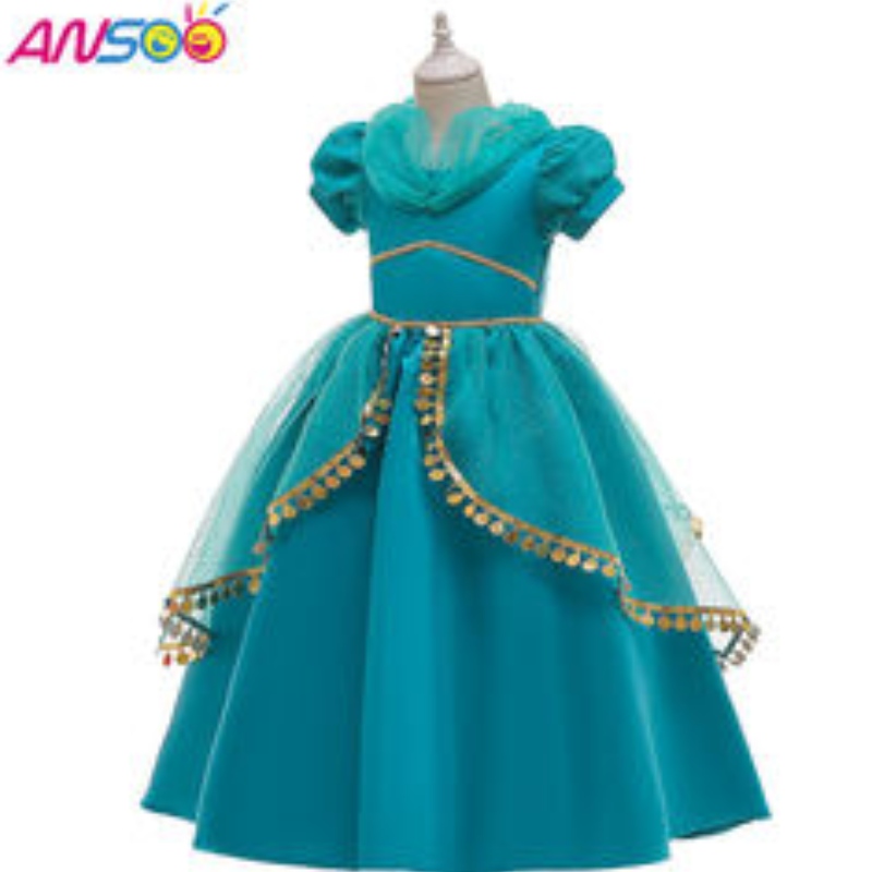 ansoo fancy Kids Dress New Arrival Arrival Performance Girl Girl Star Patterns Baby Baby Kids First First First Percian Princess Dress