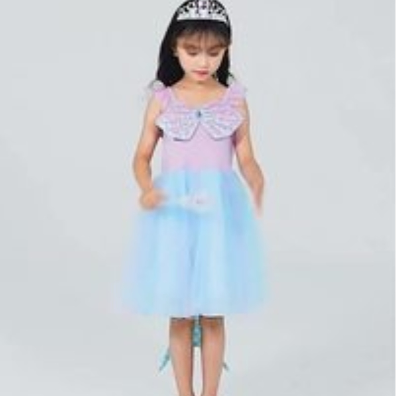 ANSOO DROP Shipping Baby Girls Dress Toddler Kids Party Tutu Pageant Budrics Lace Vresses for Flower Girl Dress withbandband