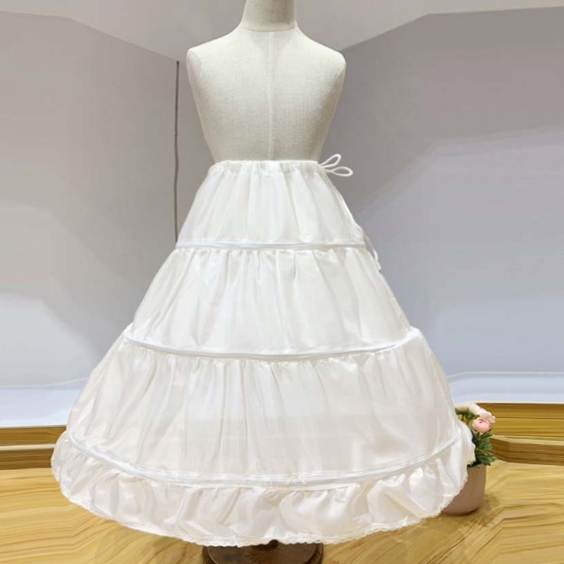 Baige Fashion Crinoline Petticoat Skirt for Girls Ball Howers Underskirt for Wedding Dress