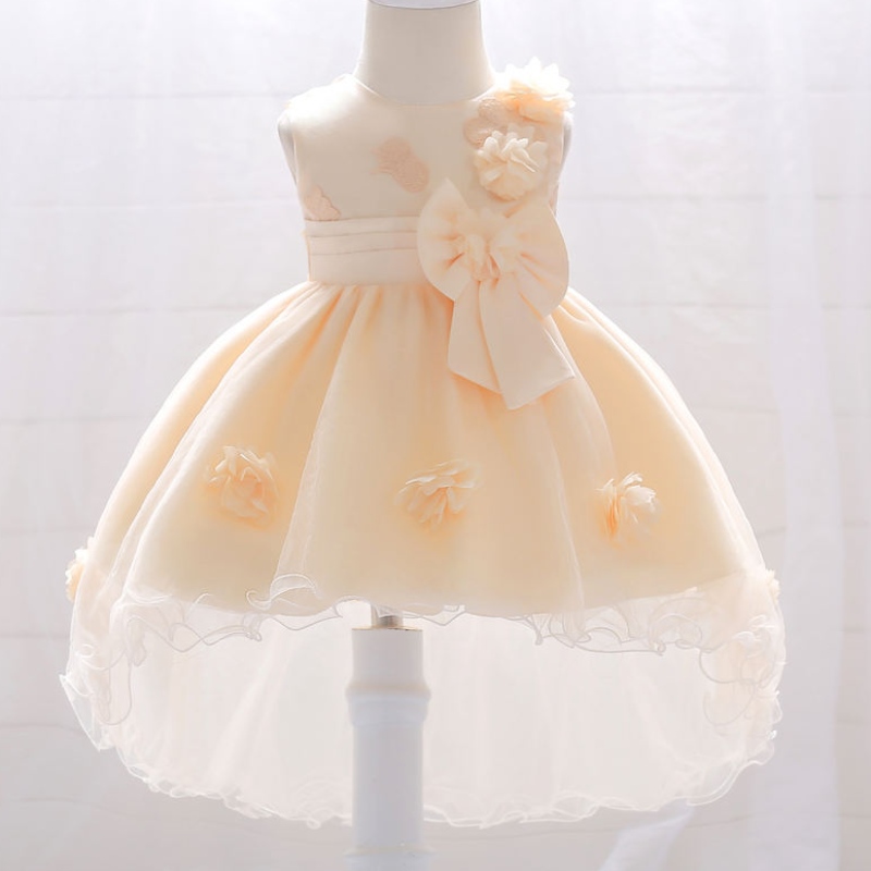 Maqtz Factory Direct Wholesale Girls Dresses Kids Bow Bow Party Party Preting Tralling Frick for Girls