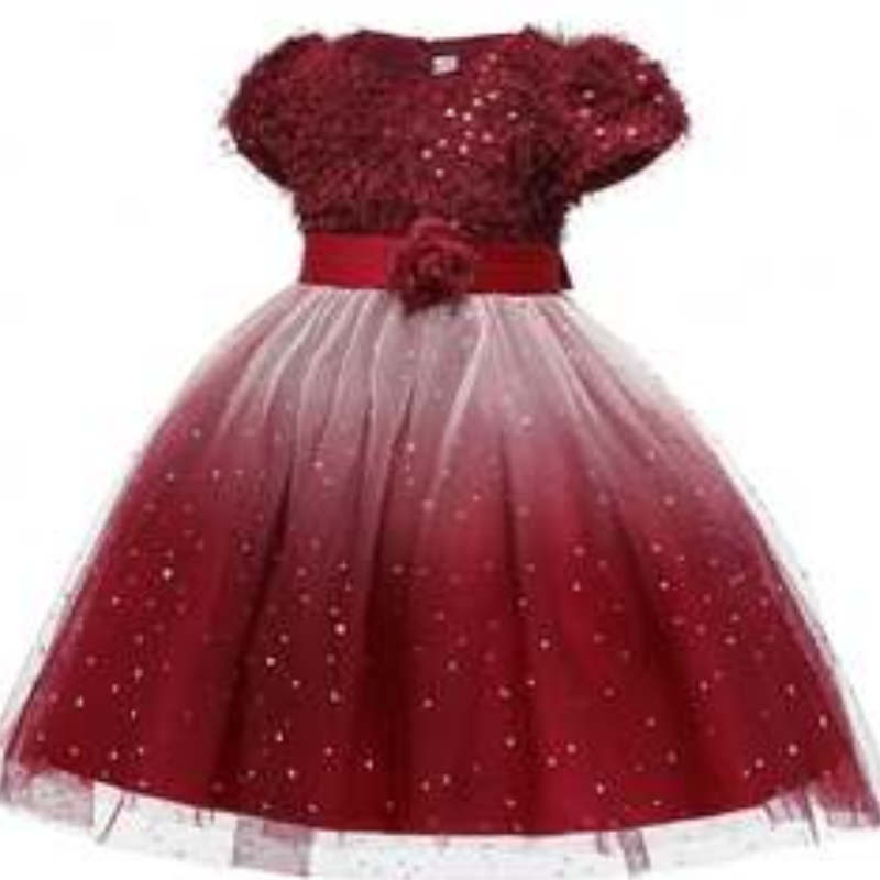 Baige Kids Style New Sluffals Cruffles Lace Party Asevers