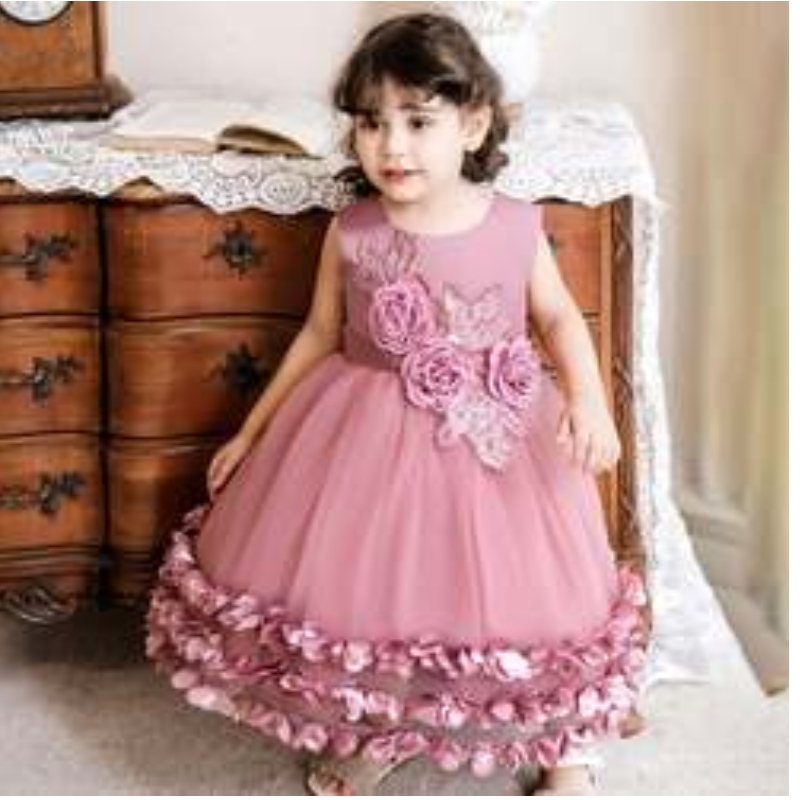 021 Baby Christmas Fant Dress Baige Summer Frock Party Princess Beautiful Baby Bress N2105