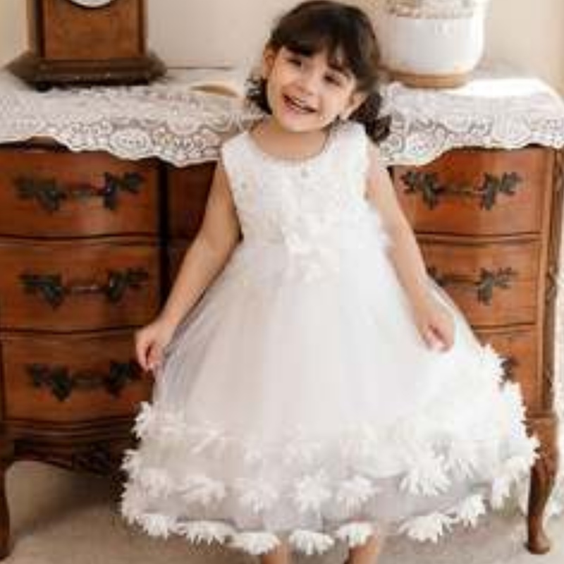 Baige 2022 Toddler Teen Ball Ball Ball Princess Tulle Flower Girl Dress Sealial exoral kid girl birthday forts styses