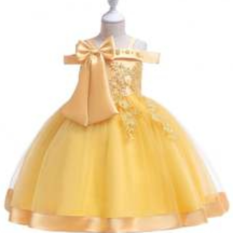 Baige Kids Wedding Dresses Pictures Baby Flower Dress Children Frock Design L5081