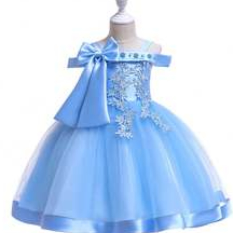 Baige Kids Wedding Dresses Pictures Baby Flower Dress Children Frock Design L5081