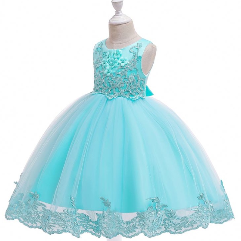 Baige Girl Princess Luxury Dresses Slyveless Party Dress Kids Evening Ball Bally Birthday L5097