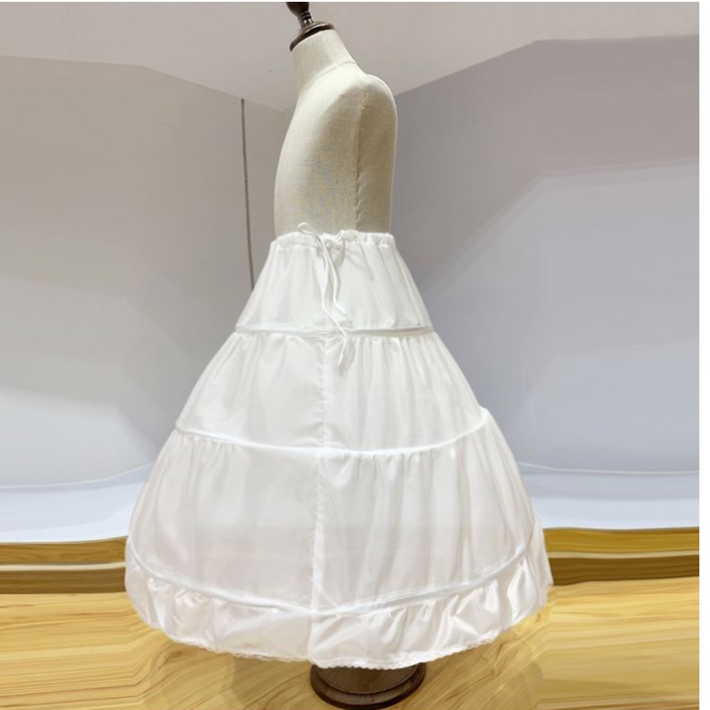 Baige Fashion Crinoline Petticoat Skirt for Girls Ball Howers Lundersing for Wedding Dress PS06