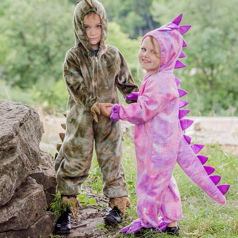 أطفال ملابس الأطفال cosplay بذلة لطيف Tyrannosaurus rex jurassic