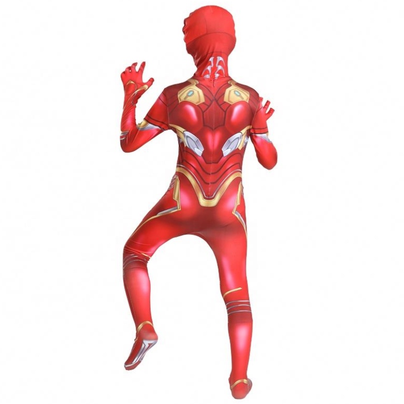 New Parent-Children 3D Print Muscle Armor Design Suits With With Face Mask for Kids Halloween Movie Children \\ \\ \\