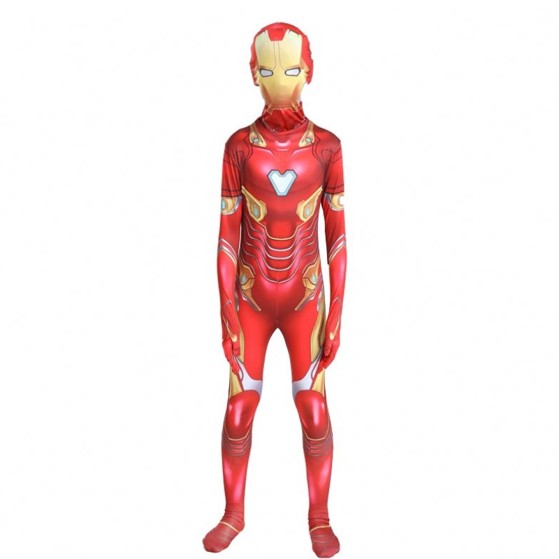 New Parent-Children 3D Print Muscle Armor Design Suits With With Face Mask for Kids Halloween Movie Children \\ \\ \\