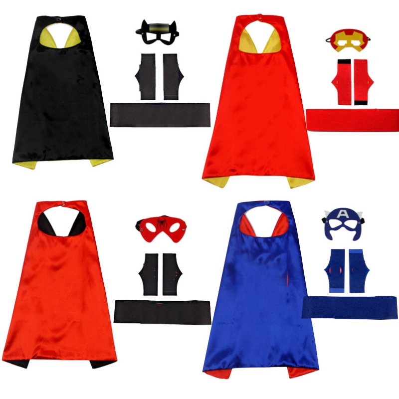 Toys Boys Superhero Capes Boy Gifts Boys Cartoon Dress Up Oute For Kids من 3 إلى 10 سنوات