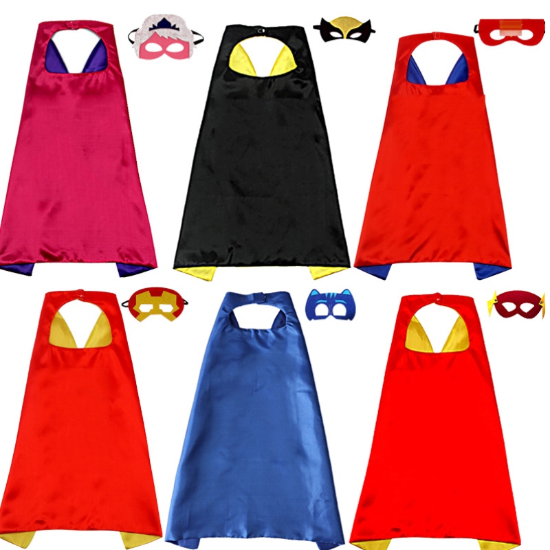 Toys Boys Superhero Capes Boy Gifts Boys Cartoon Dress Up Oute For Kids من 3 إلى 10 سنوات