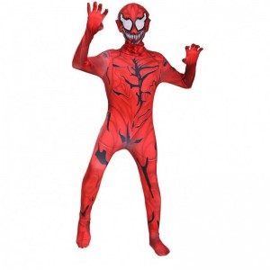 فيلم Marvel Red Marvel Bodysuit Adults Boys Superio Superioe الضيق هالوين العقرب السم Spiderman Cosplay Costume