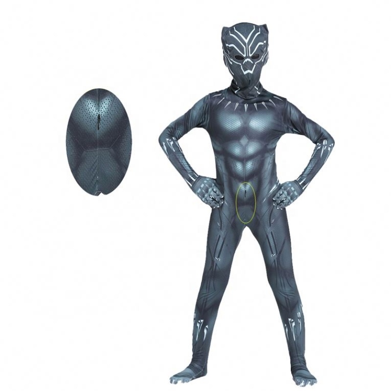 Hot Marvel Africa Halloween Wakanda Forever Zentai Suit for Kids&adults Fantastic Black Panther Four