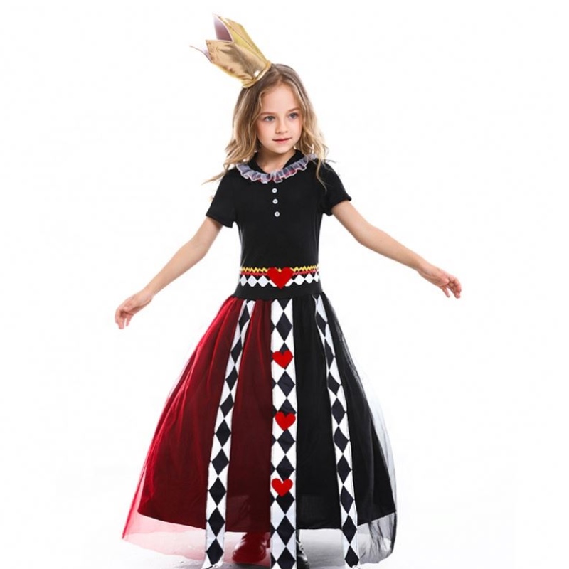 Hot Halloween Children \\ 'Costumes Movie Girls Alice \\' S Adventures in Wonderland the Red Queen Costume