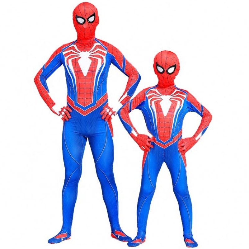 أفضل سعر أسود&red bemsuit Kids&adults TV&movie Superhero Halloween Cosplay Factory Supply Amazing Spiderman