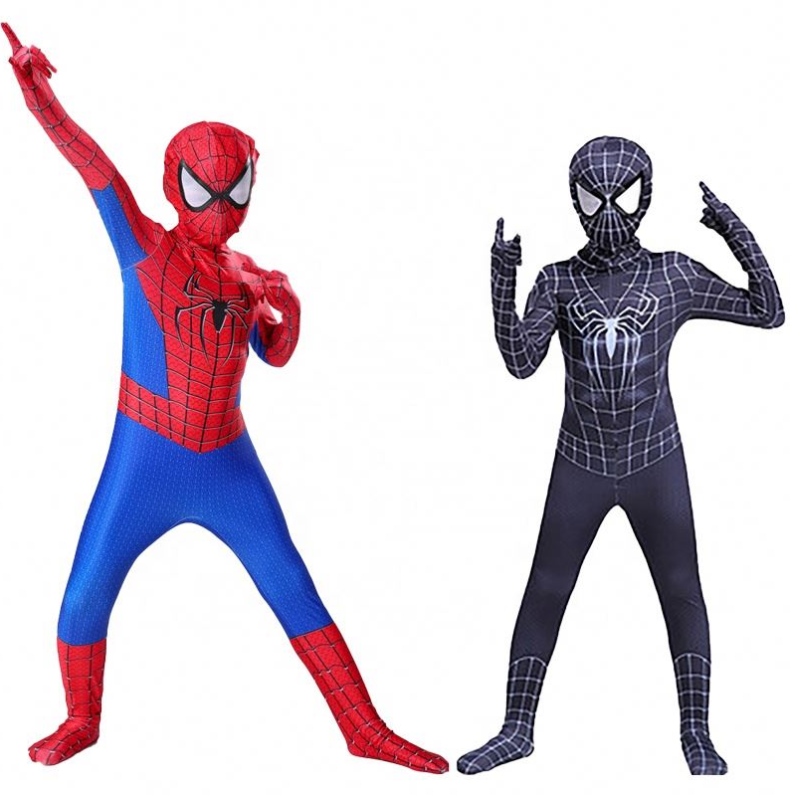 ملابس هالوين رائعة رائعة للأطفال&adults tv&film superhero cosplay Factory Traje Spider Man Suit