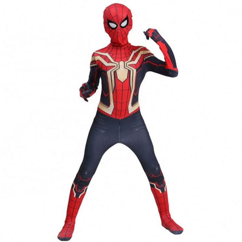 خاص أسود يتوهم&gold Spiderman Halloween Suit Kids Kids TV&film Superhero Roleplay Factory Direct Spiderman Costume