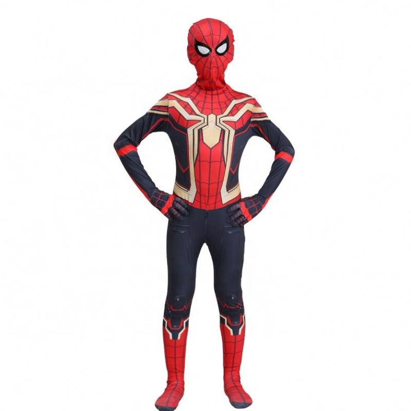 خاص أسود يتوهم&gold Spiderman Halloween Suit Kids Kids TV&film Superhero Roleplay Factory Direct Spiderman Costume