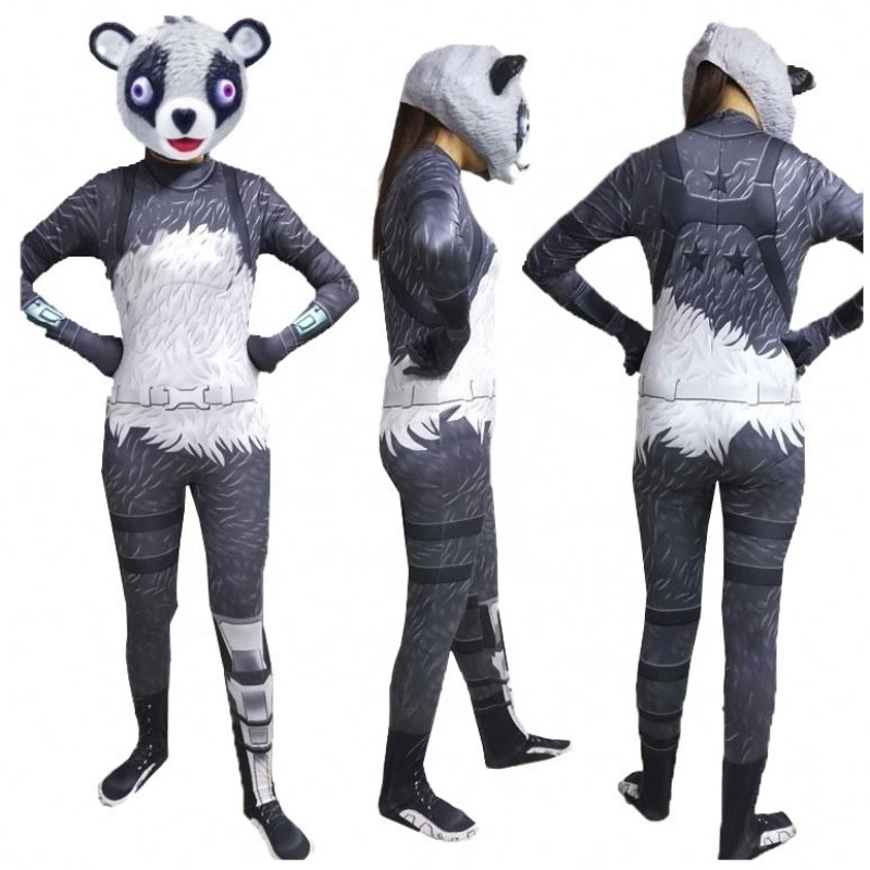 جديد Fancy Fancy Factory Direct Hot Sale Cuddle Leader Phemsuit Pleash Skull Trooper Bodysuit للبالغين Fort Nite Cosplay Costume