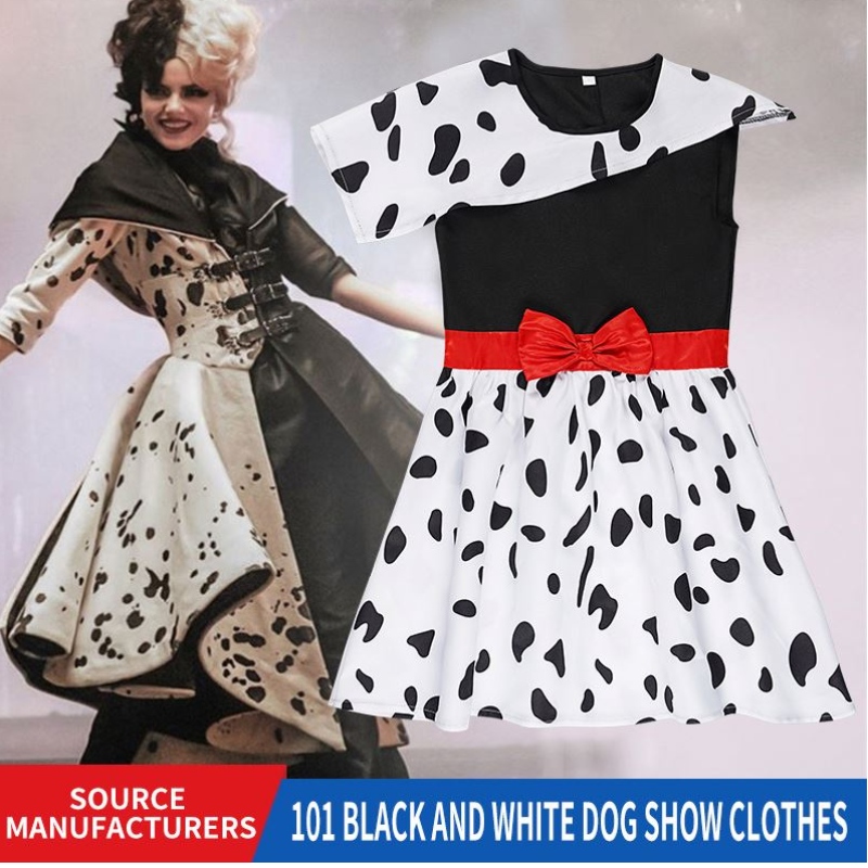 2022 جديدة للأزياء Cosplay Clothing Black and White101 Moyal Skirt Comples Assume Assume Mortemers