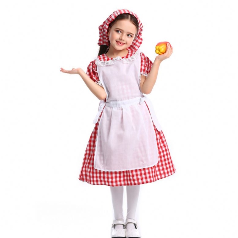 Novelties الأطفال Fairytale Dress الزي الصغير Red Riding Hood Costume DGHC-071