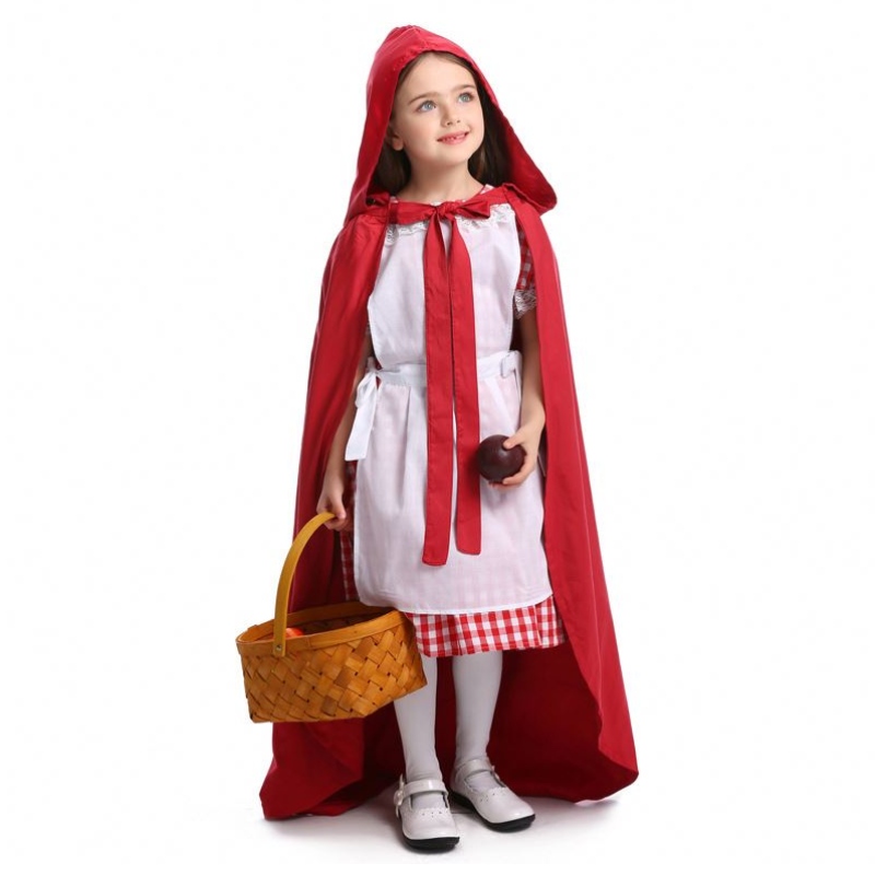 Novelties الأطفال Fairytale Dress الزي الصغير Red Riding Hood Costume DGHC-071