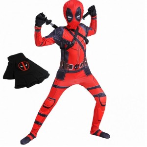 4-12Y BOY DEADPOO COSTUME KIDS COSPLAY SUB