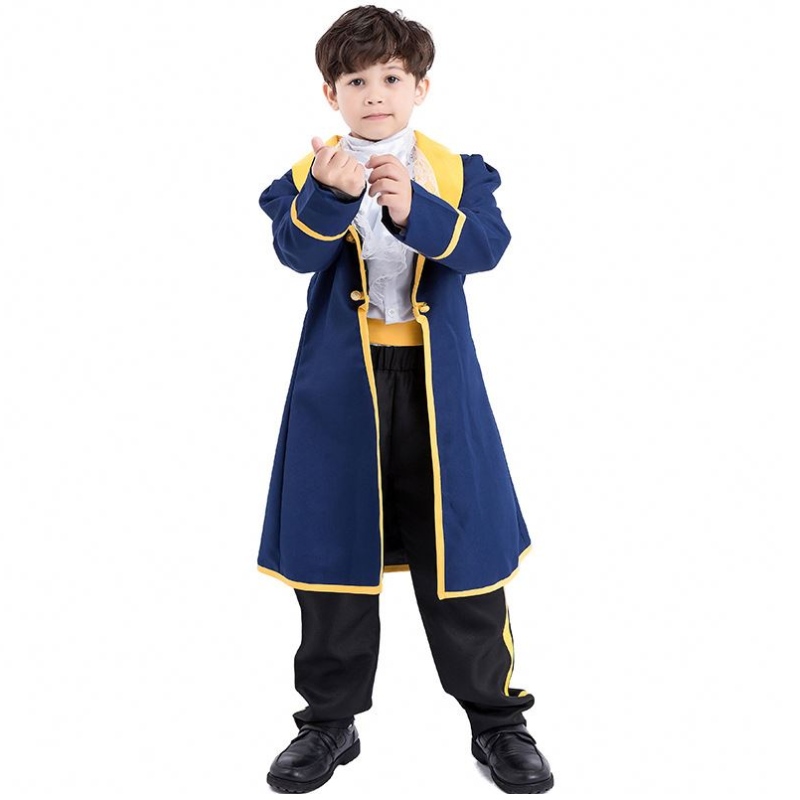 جمال الأطفال والوحش Cosplay Costume Halloween Party Men Boys Boys Fant Dress Movie Prince \\\\ costume