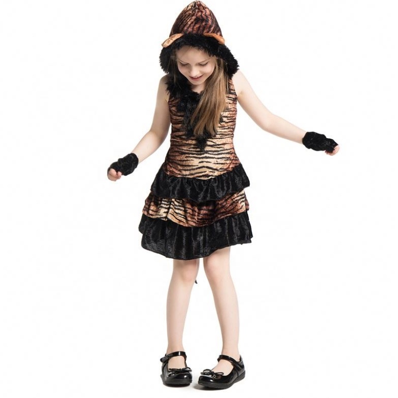 الساخنة بيع الفتيات الهالوين حيوان تأثيري الأزياء الهالوين حفلة نمر يتوهم للأطفال