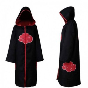 مجموعة cosplay مجموعة akatsukiuchiha itachi زي الهالوين حفلة عيد الميلاد ساسوكي cloak cape الكبار الأطفال cosplay