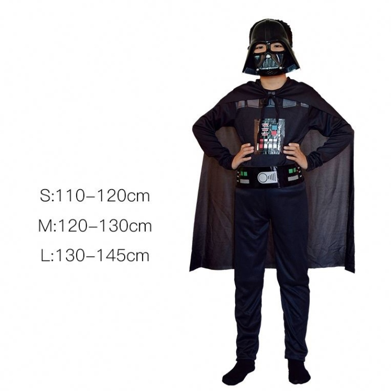 Trooper Skywalker Cosplay Costume Kids Boys Halloween Carnival Party Cloths Cape Mask