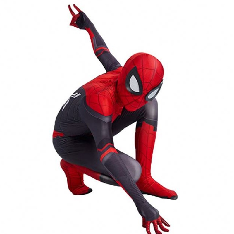 بدلة الأزياء Spiderman for Kids Spandex Zentai Halloween Cosplay Jumpsuit 3D style