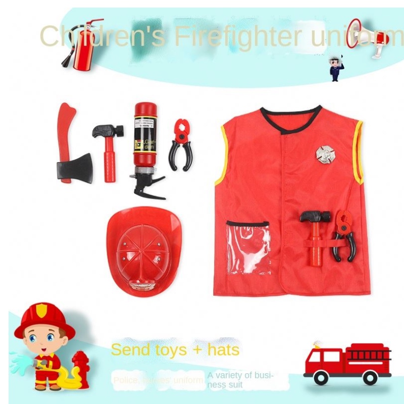 الأطفال الطبيب موحد Cosplay Child/firefighter/pilot Engineer/cook/nurse cosplay costume