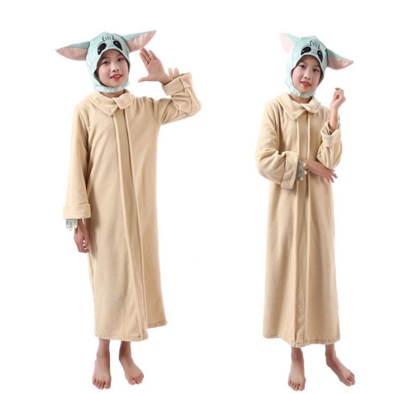 زي طفل يودا cosplay yoda war anime kids coverall